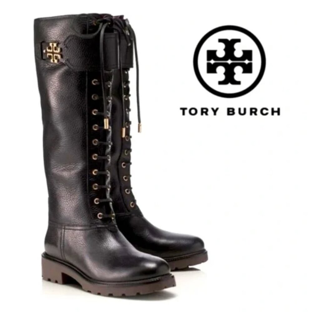 LEATHER BOOTS - Tory Burch